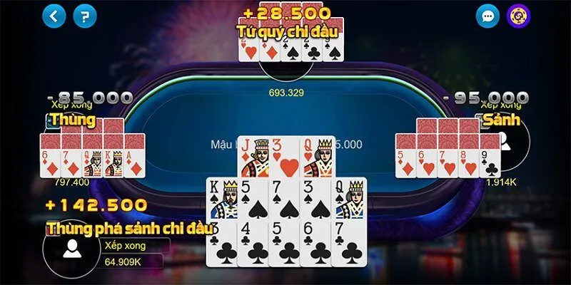 Hướng dẫn trải nghiệm trò chơi bài <strong>GAME BÀI MẬU BINH</strong> tại Olybet. Trò Chơi Bài Mậu Binh Kèm Bí Quyết Chiến Thắng Năm 2024 Phần 6