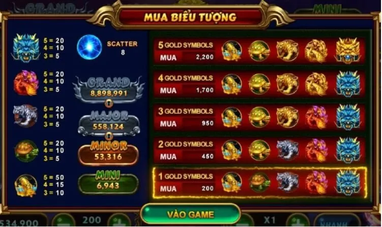 Để tăng thêm hứng thú và khả năng nhận được nhiều phần thưởng hơn trong 4 Thần Thú, người chơi cũng có thể tham gia các sự kiện và chương trình khuyến mãi độc đáo. Các sự kiện hấp dẫn của 4 thần thú