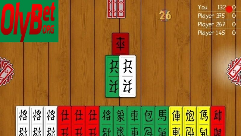 Luật đền: Quân bài tồi nhất trong tay được gọi là bài tỳ và phải được đánh xuống khi đến lượt người chơi. Nếu người chơi không đánh đúng quân này và bị phát hiện, họ sẽ bị phạt. Bài Tứ Sắc Olybet – Lựa Chọn Cá Cược Hấp Dẫn cho Game Thủ Năm 2025 3